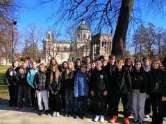 Wycieczka klas 7 i 6 do Wilanowia.